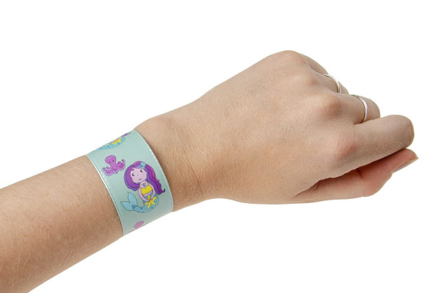 Mermaid Slap Bracelets - 6 Pack