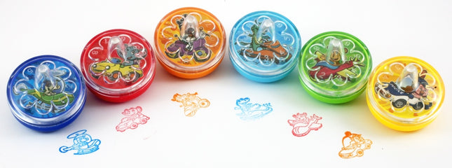 Animals Spinning Top Stampers - 6 Pack