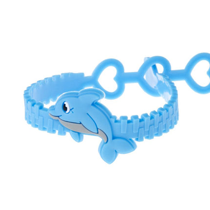 Adjustable Sealife Rubber Bracelets - 6 Pack