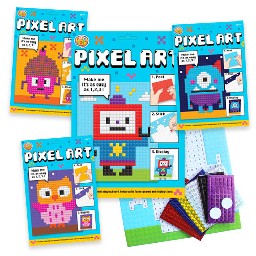 Pixel Art Craft Kit (Assorted)