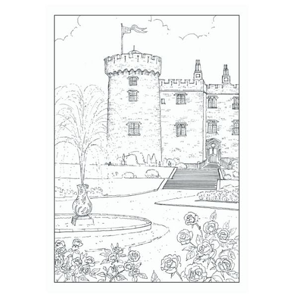 Country Scenes/Castles & Cottages Advanced Colouring Book