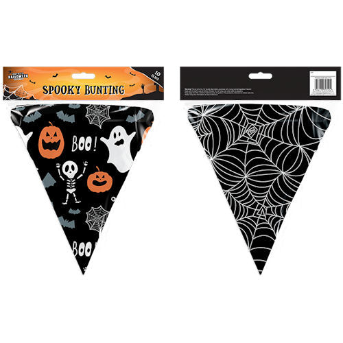 Halloween Bunting 10 Flags - Assorted