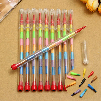 12 Stacker Crayons (Pack)