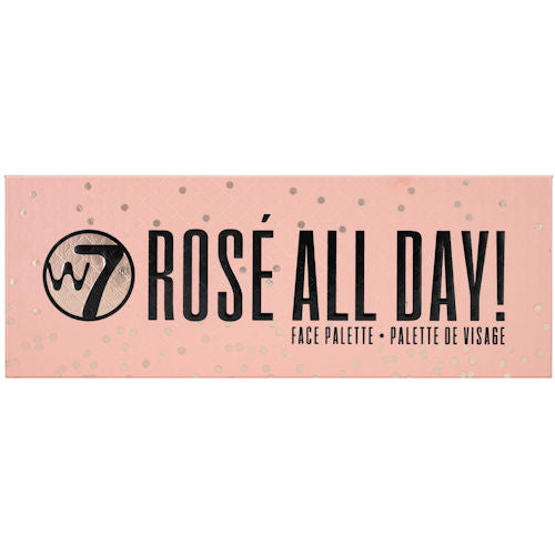 W7 Cosmetics 12 Colour Matte Shimmer Eyeshadow Palette - Rose All Day!