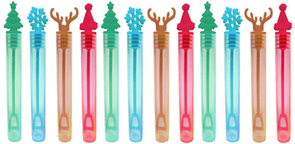 12 Christmas Bubble Tubes