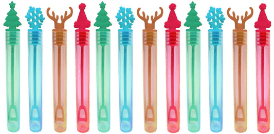 12 Christmas Bubble Tubes