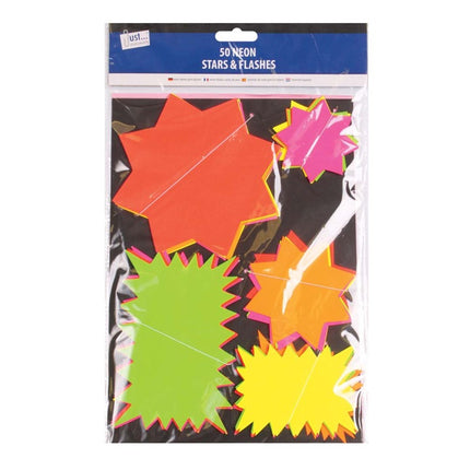 Fluorescent Stars - 50 Pack