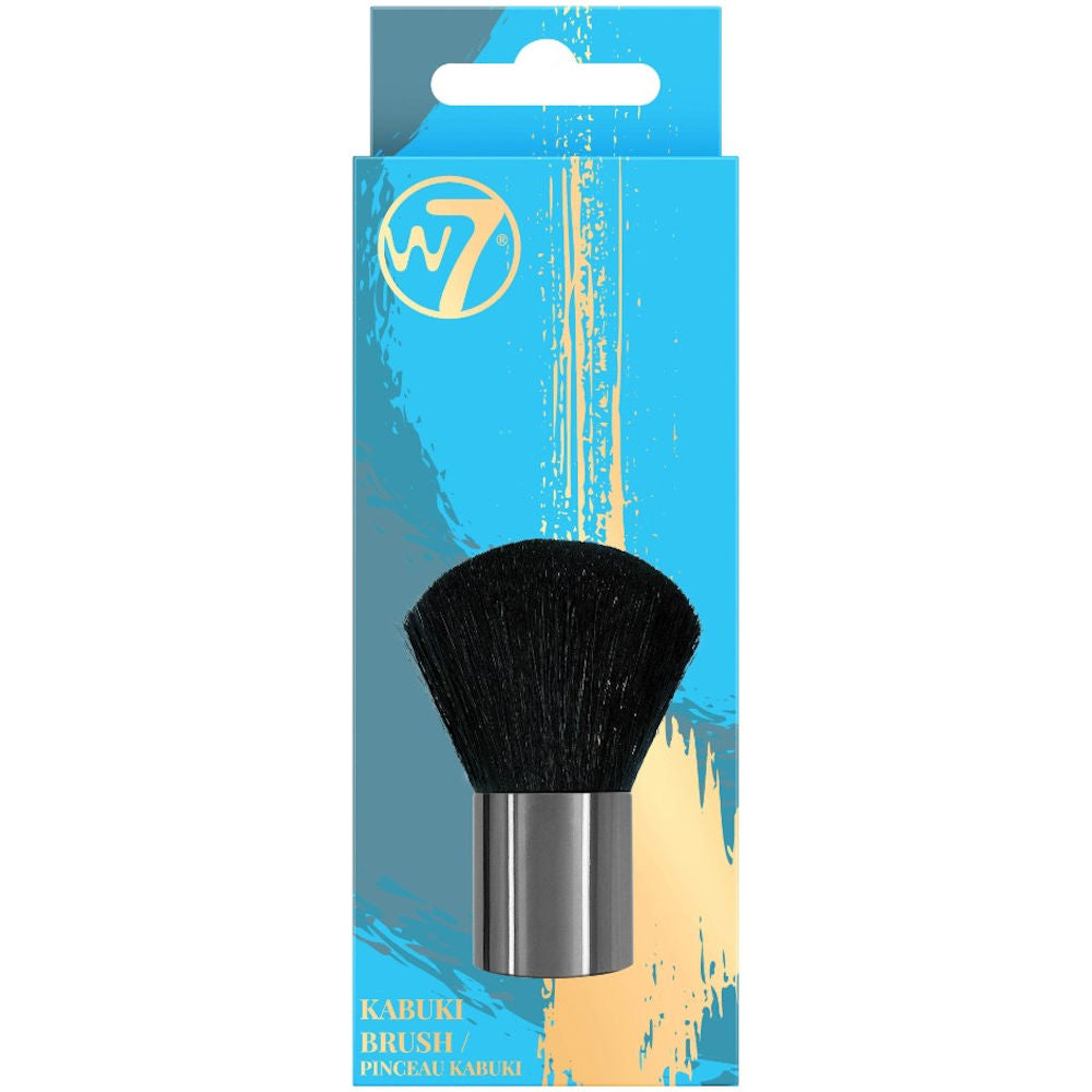 W7 Cosmetics Powder Kabuki Brush - Blending Soft Bristles Professional Quality Easy Application