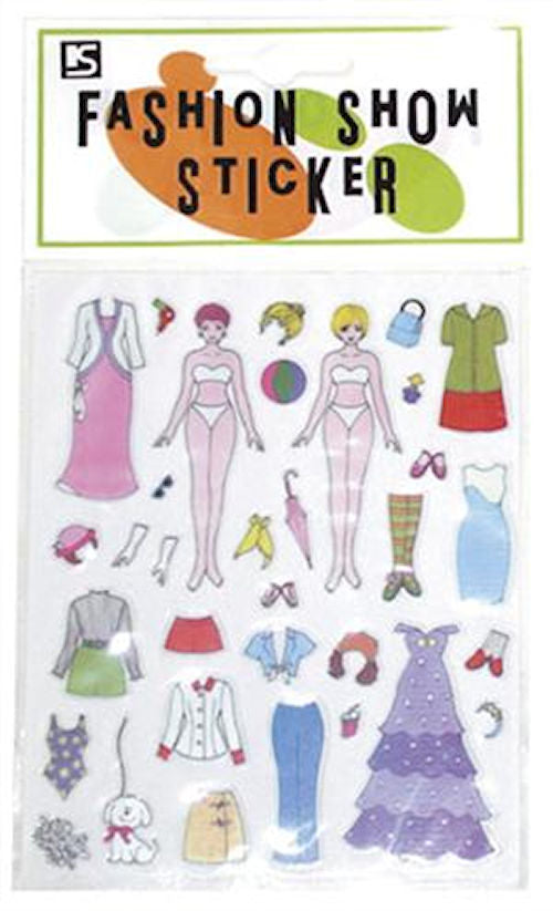 Fashion Show Sticker - 6 Pack