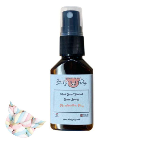 Stinky Pig Highly Scented Small Room Spray - 30ml Marshmallow Fluff