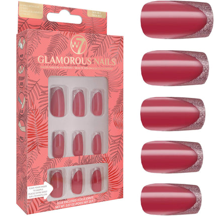 W7 Cosmetics Glamorous False Nails - Double Trouble