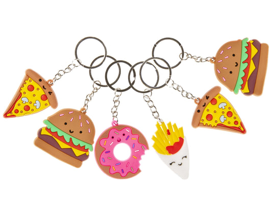 6 Fast Food Keychains