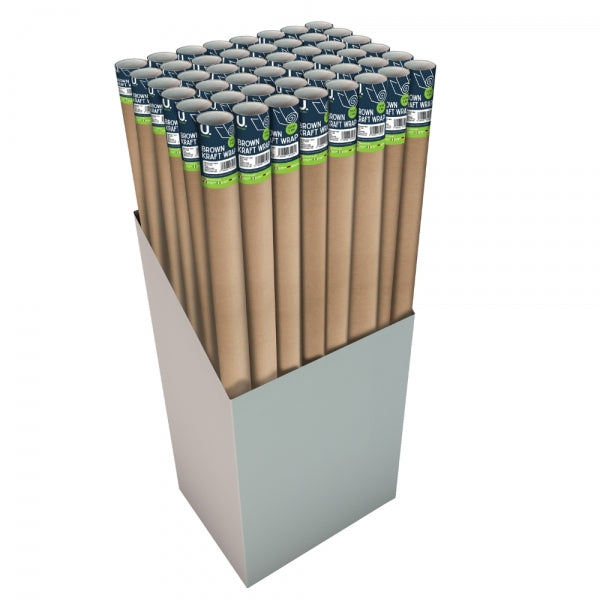 Brown Kraft 400cm x 70cm Giftwrap Roll