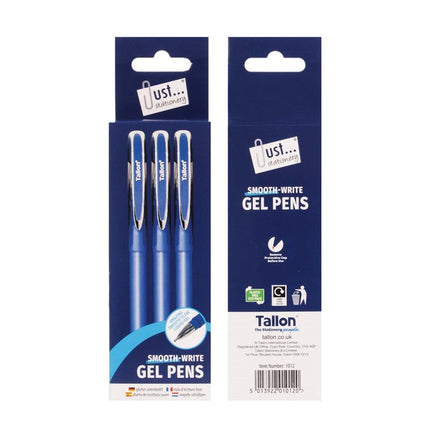 Luxury Smooth Write Pens - 3 Pack