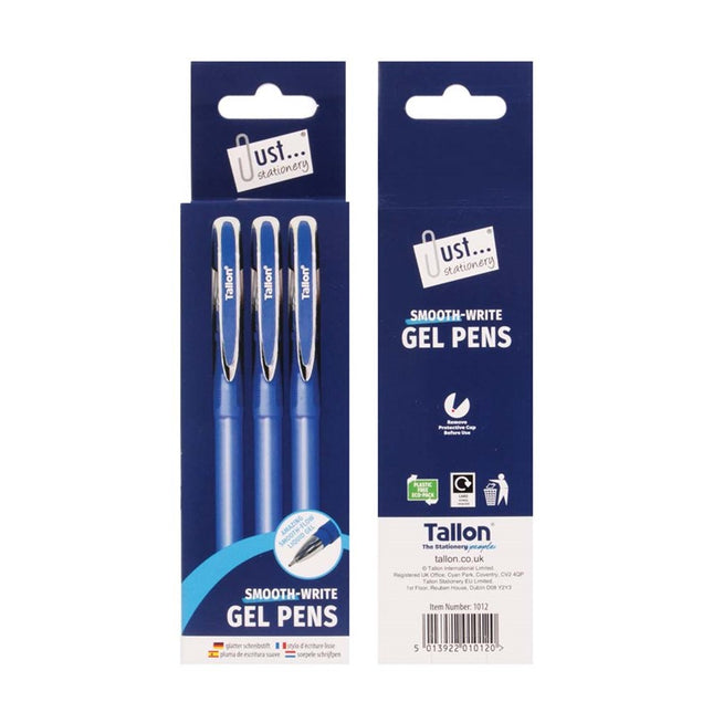 Luxury Smooth Write Pens - 3 Pack