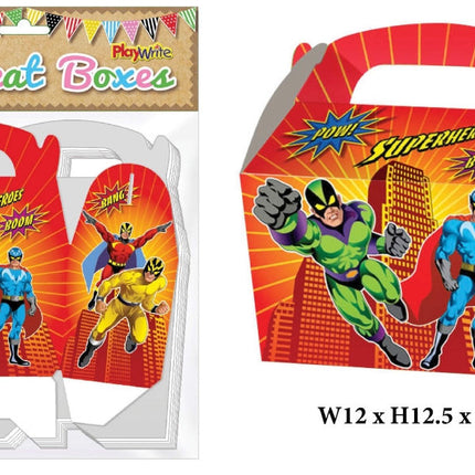Super Hero Treat Boxes - 10 Pack