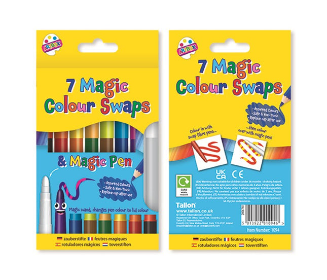 8 Magic Colour Swap Pens