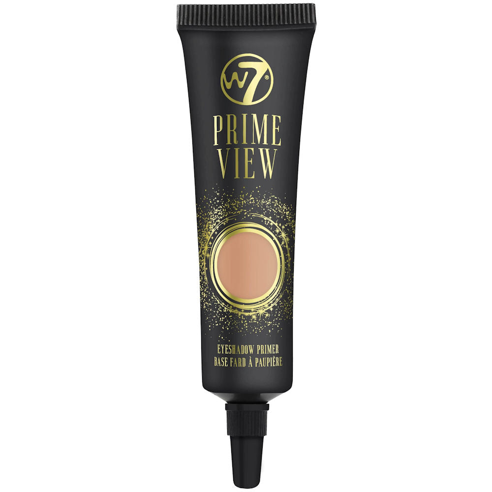 W7 Cosmetics Prime View Eyeshadow Primer - Medium 03 Radiant Base Smooth Application Long Lasting Hydrating Formula