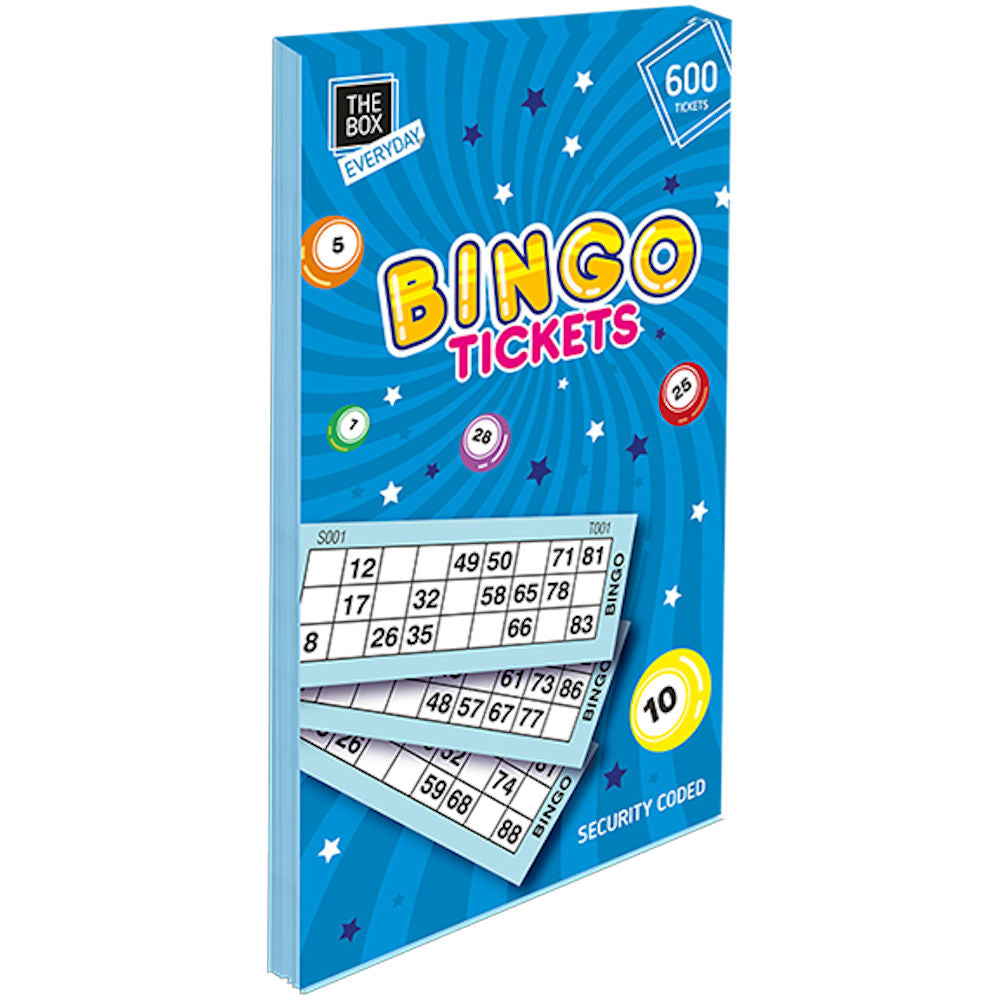 Bingo Ticket Book 1-600