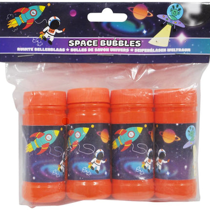 Space Bubble Tubs & Blowers - 4 Pack