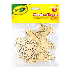 Crayola Wooden Craft Shapes - 3 Pack