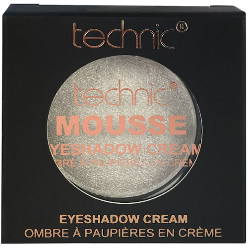 Technic Cosmetics Mousse Glitter Eyeshadow Cream Silver Angel Cake