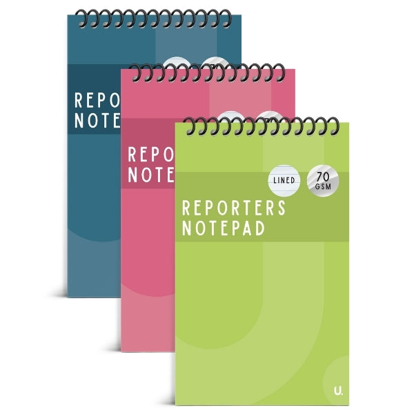 Reporters 5" x 8" Colour Notepad