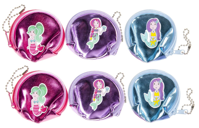 Mini Mermaid Purses - 6 Pack