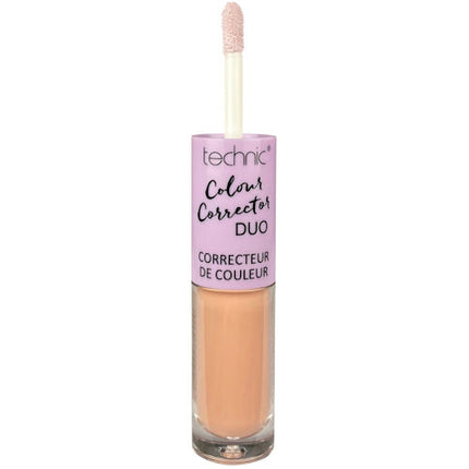 Technic Cosmetics Colour Corrector Duo Neutralise & Correct Medium Skin Tones - Peach & Lavender