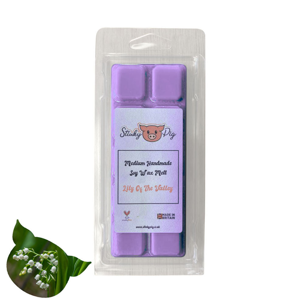 Stinky Pig Highly Scented Soy Wax Melt Clam - 50g Lily Of The Valley