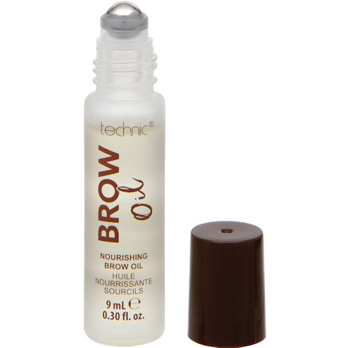 Technic Cosmetics Clear Brow Oil Roll On - Makeup Beauty Nourishing Eyebrow Conditioning