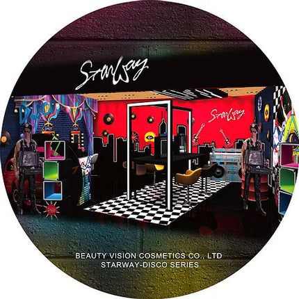 Starway Disco Ice Cream Pressed Powder - Olive