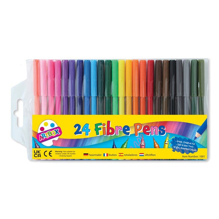 24 Fine Tip Colouring Pens