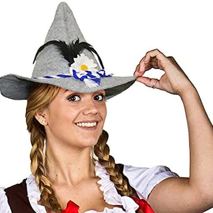 Adult Grey Bavarian Seppel Hat