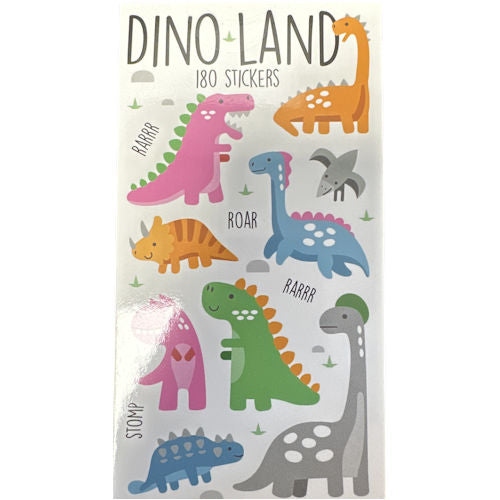 Dinoland Sticker Book - 180 Stickers