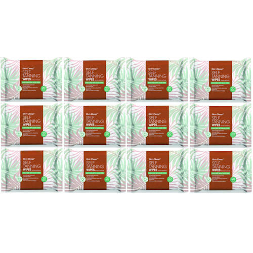 Skin Deep Self Tanning Wipes X 12 Packs