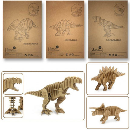 Large Cardboard 3D Dinosaur Model (Single)