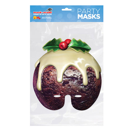 Christmas Pudding Party Mask