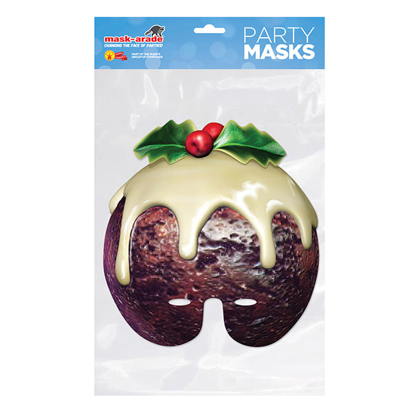 Christmas Pudding Party Mask