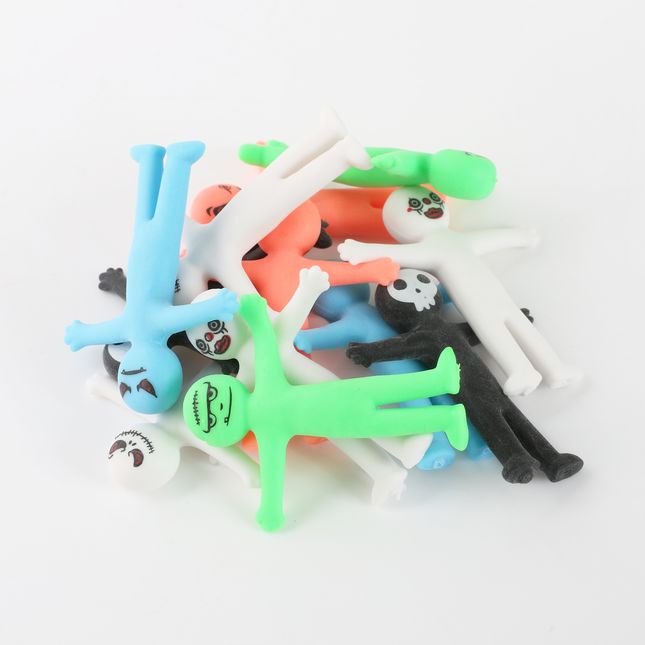 Halloween Stretchy Smiley Men - 12 Pack