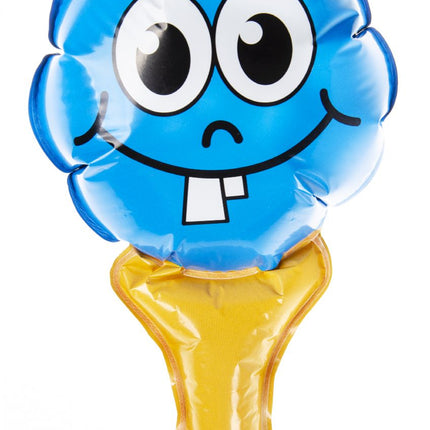 Emoji Face Self-Inflating Handheld Balloons - 6 Pack
