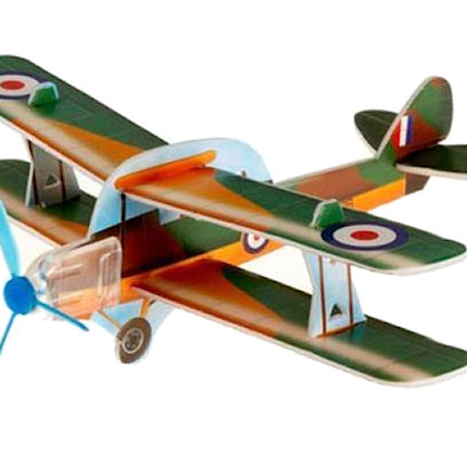 Biplane Twin Wing Plane Gliders - 6 Pack