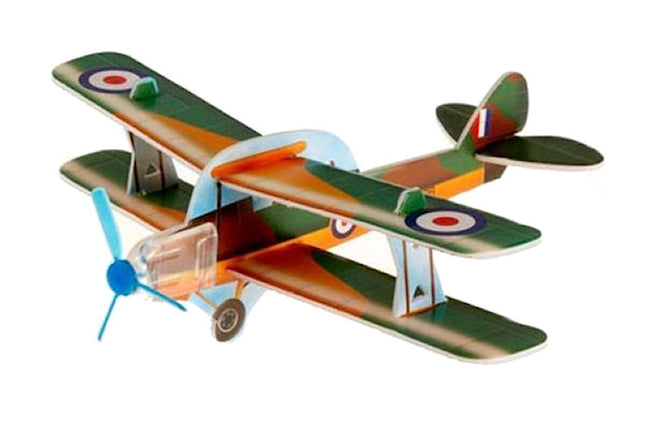 Biplane Twin Wing Plane Gliders - 6 Pack