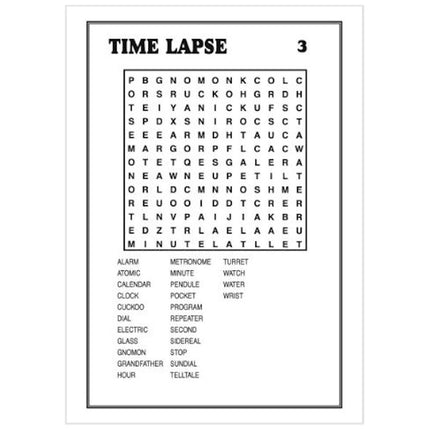A5 Puzzle Time Book