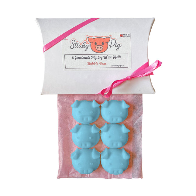 6 Pack Wax Melt Pigs - Bubble Gum