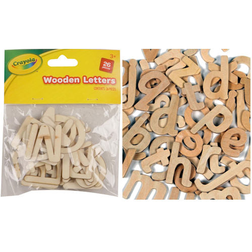Crayola Wood Letters Alphabet - 26 Pack