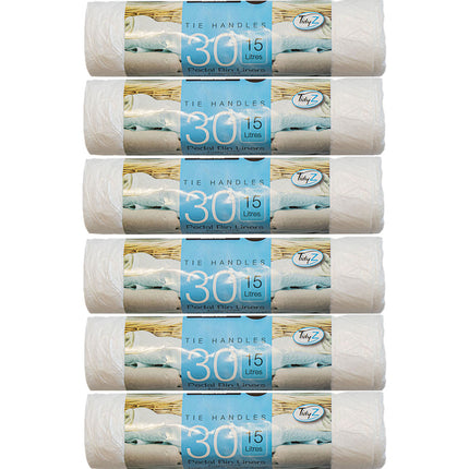 Fresh Linen Summer Breeze Pedal Bin Liners Scented - 30 Pack 15L