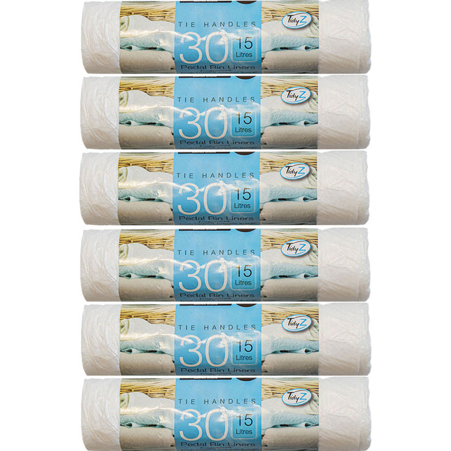 Fresh Linen Summer Breeze Pedal Bin Liners Scented - 30 Pack 15L
