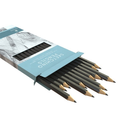 12 Artist Sketching Pencils