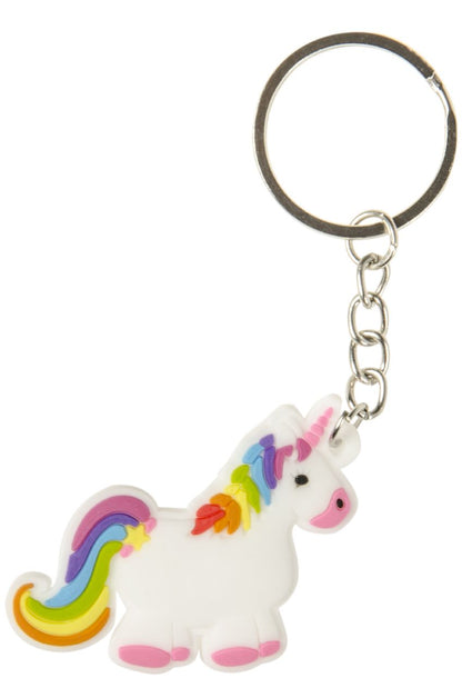 6 Unicorn Keychains